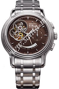 Zenith Chronomaster T Open Mens Wristwatch 03.0240.4021.72.M240