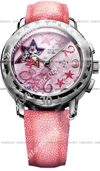 Zenith Star Sea Open El Primero Ladies Wristwatch 03.1233.4021.87.C639