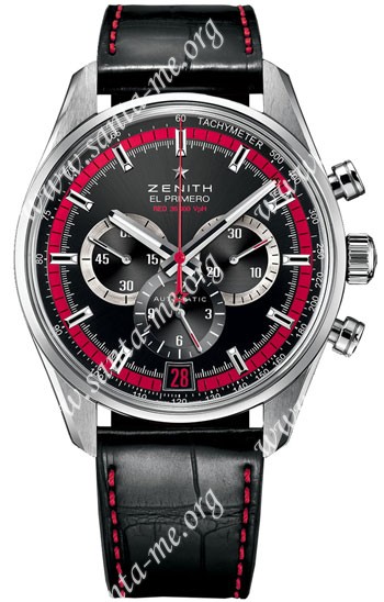 Zenith El Primero 36'000 VPH 42mm Mens Wristwatch 03.2043.400-25.C703