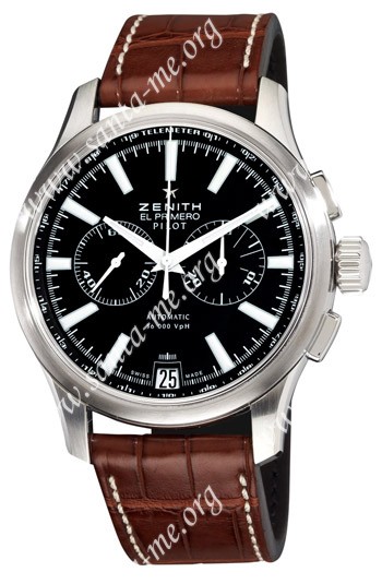 Zenith Pilot Chronograph Mens Wristwatch 03.2117.4002-23.C704