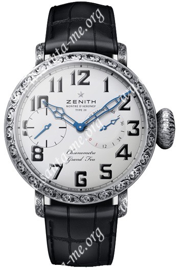 Zenith Pilot Type 20 Grand Feu Mens Wristwatch 04.2420.5011-17.C714