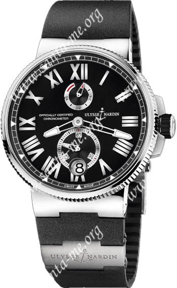 Ulysse Nardin Marine Chronometer Manufacture Mens Wristwatch 1183-122-3-42