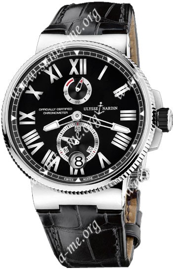 Ulysse Nardin Marine Chronometer Manufacture Mens Wristwatch 1183-122-42