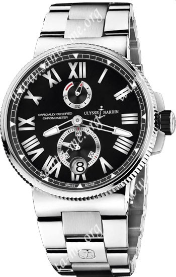 Ulysse Nardin Marine Chronometer Manufacture Mens Wristwatch 1183-122-7-42