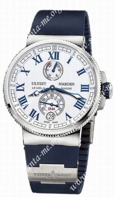 Ulysse Nardin Marine Chronometer Manufacture Mens Wristwatch 1183-126-3/40
