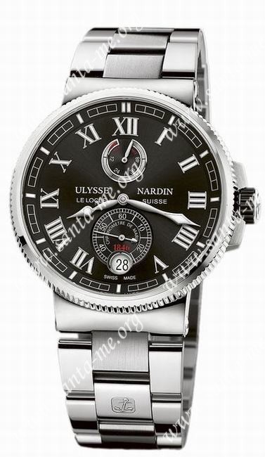 Ulysse Nardin Marine Chronometer Manufacture Mens Wristwatch 1183-126-7M/42