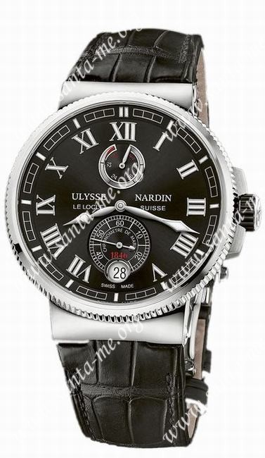 Ulysse Nardin Marine Chronometer Manufacture Mens Wristwatch 1183-126/42