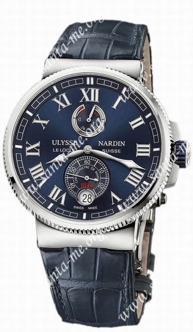Ulysse Nardin Marine Chronometer Manufacture Mens Wristwatch 1183-126/43