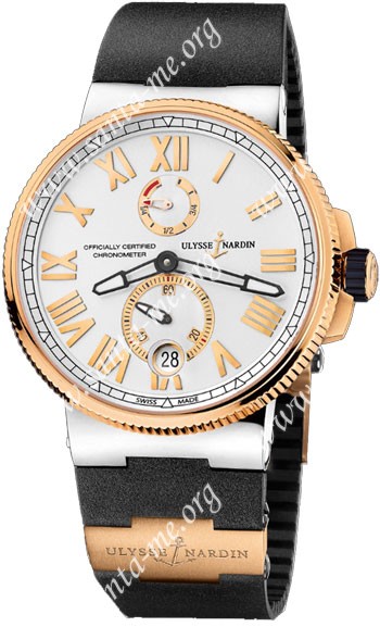 Ulysse Nardin Marine Chronometer Manufacture Mens Wristwatch 1185-122-3-41