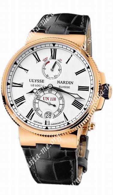 Ulysse Nardin Marine Chronometer Manufacture Mens Wristwatch 1186-122/40