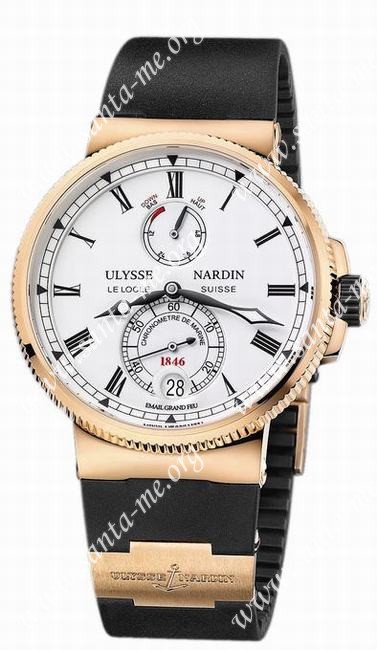 Ulysse Nardin Marine Chronometer Manufacture Mens Wristwatch 1186-126-3/E0