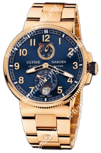 Ulysse Nardin Marine Chronometer Manufacture 43mm Mens Wristwatch 1186-126-8M.63