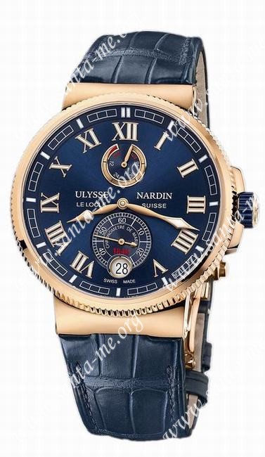 Ulysse Nardin Marine Chronometer Manufacture Mens Wristwatch 1186-126/43