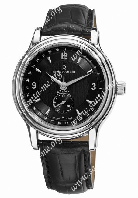 Revue Thommen Date Pointer Mens Wristwatch 14200-2537