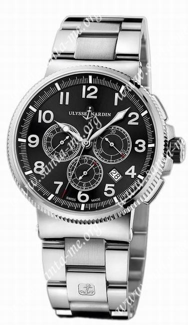 Ulysse Nardin Marine Chronograph Manufacture Mens Wristwatch 1503-150-7M/62