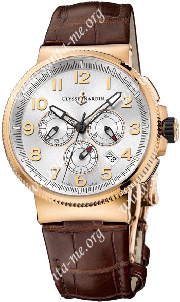 Ulysse Nardin Marine Chronograph Manufacture Mens Wristwatch 1506-150.61