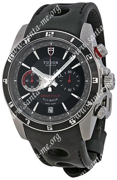 Tudor Grantour Fly-Back Chronograph Mens Wristwatch 20550N-BKLPL