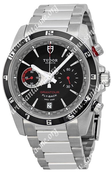 Tudor Grantour Fly-Back Chronograph Mens Wristwatch 20550N-BKSS