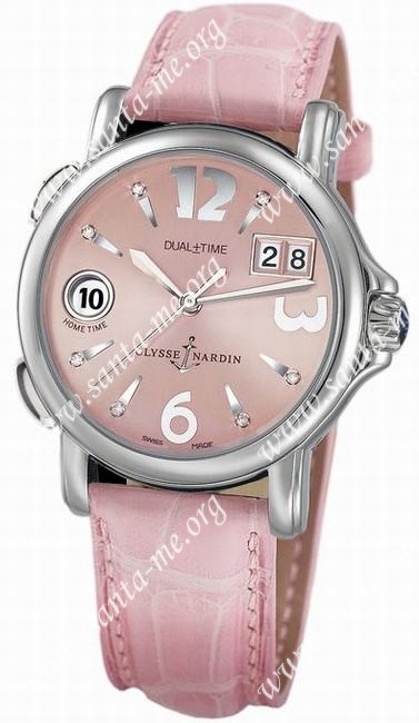 Ulysse Nardin Dual Time Lady Ladies Wristwatch 223-22/60-06