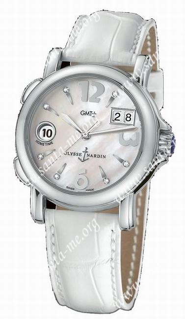 Ulysse Nardin Dual Time Lady Ladies Wristwatch 223-22/691