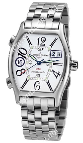 Ulysse Nardin Michelangelo UTC Dual Time Mens Wristwatch 223-48-7/581