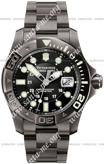 Swiss Army Dive Master 500 Black Ice Mens Wristwatch 241429