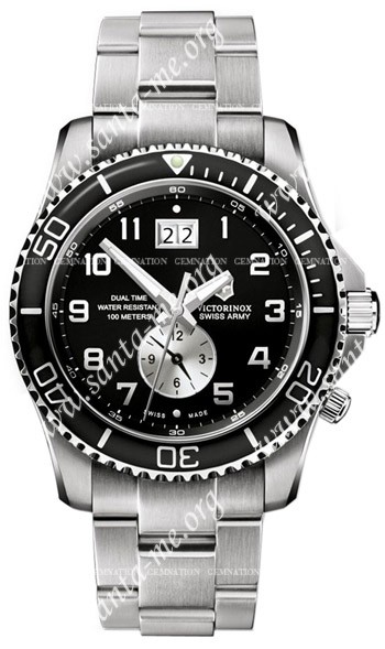 Swiss Army Maverick GS Dual Time Mens Wristwatch 241441