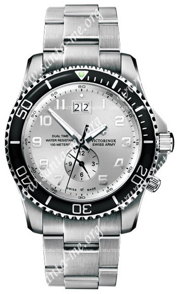 Swiss Army Maverick GS Dual Time Mens Wristwatch 241442