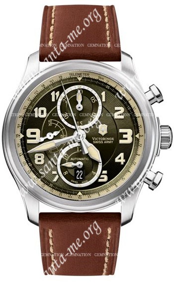 Swiss Army Infantry Vintage Chrono Mechanical Mens Wristwatch 241448
