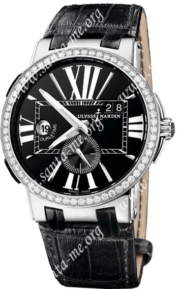Ulysse Nardin Executive Dual Time Mens Wristwatch 243-00B-42