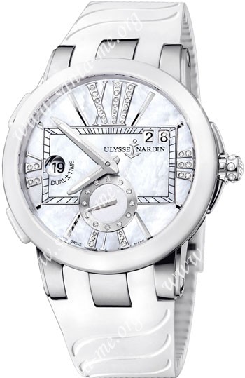 Ulysse Nardin Executive Dual Time Ladies Ladies Wristwatch 243-10-3-391
