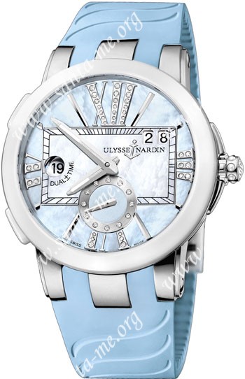 Ulysse Nardin Executive Dual Time Ladies Ladies Wristwatch 243-10-3-393