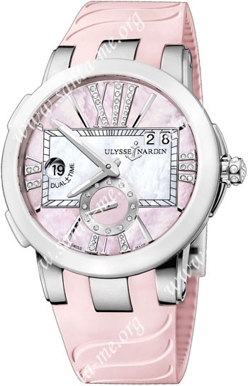 Ulysse Nardin Executive Dual Time Ladies Ladies Wristwatch 243-10-3-397