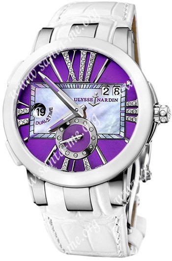 Ulysse Nardin Executive Dual Time Ladies Ladies Wristwatch 243-10-30-07