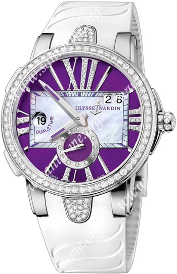 Ulysse Nardin Executive Dual Time Ladies Ladies Wristwatch 243-10B-3C-30-07