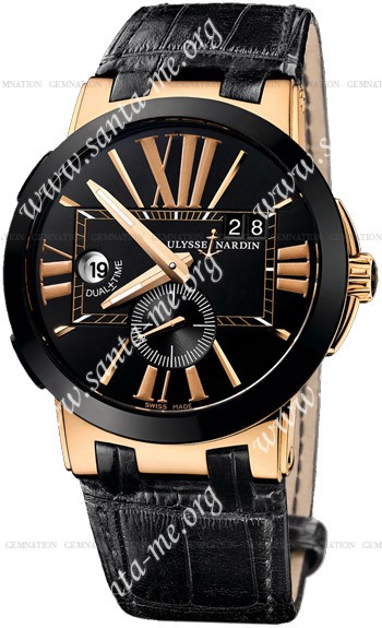 Ulysse Nardin Executive Dual Time Mens Wristwatch 246-00-42