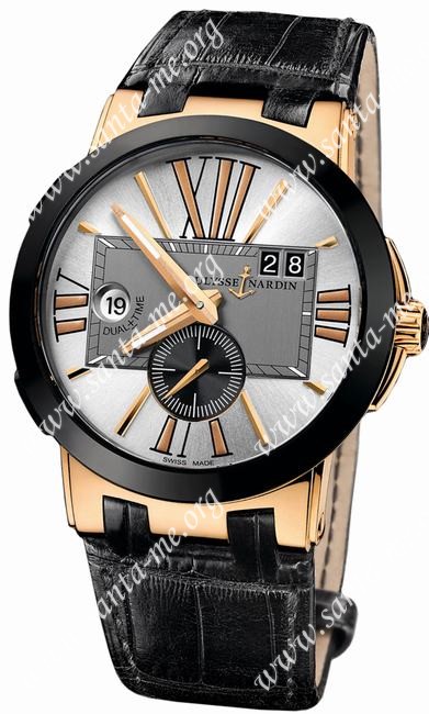 Ulysse Nardin Executive Dual Time 43mm Mens Wristwatch 246-00/421