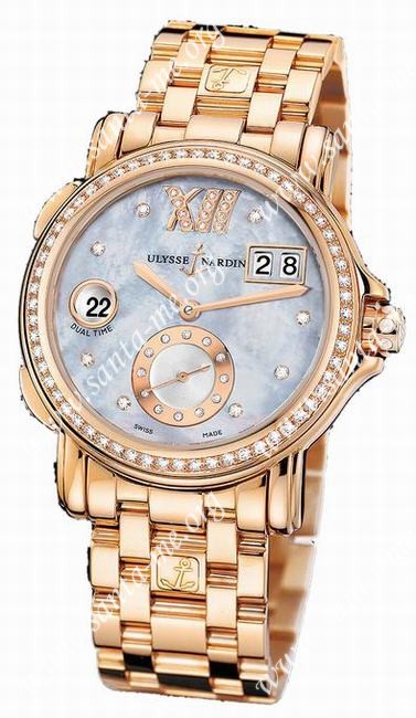 Ulysse Nardin Dual Time Lady Ladies Wristwatch 246-22B-8/392
