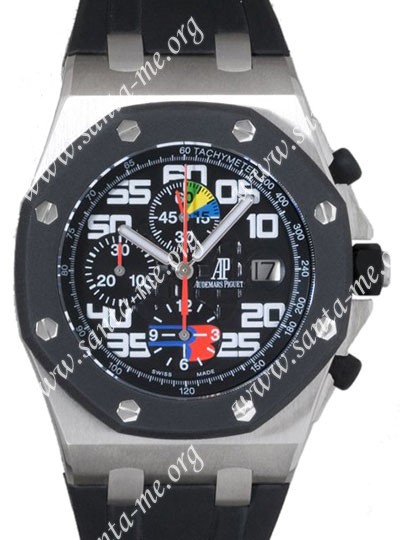 Audemars Piguet Royal Oak Offshore Rubens Barrichello Chronograph Mens Wristwatch 26071IK.OO.D002CA.01