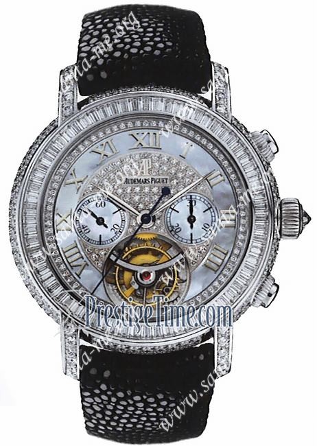 Audemars Piguet Ladies Jules Audemars Diamond Tourbillon Chronograph Wristwatch 26083BC.ZZ.D001GA.01