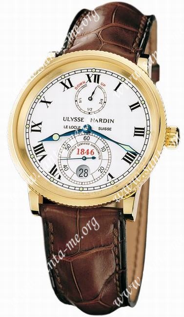 Ulysse Nardin Marine Chronometer Mens Wristwatch 261-77/40GR