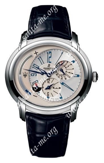 Audemars Piguet Millenary Maserati Dual Time Mens Wristwatch 26150PT.OO.D028CR.01