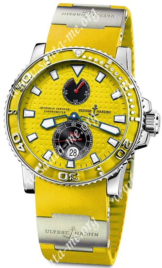 Ulysse Nardin Maxi Marine Diver Chronometer Mens Wristwatch 263-33-3/941
