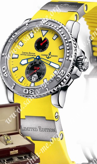 Ulysse Nardin Maxi Marine Diver Chronometer Mens Wristwatch 263-35-3LE