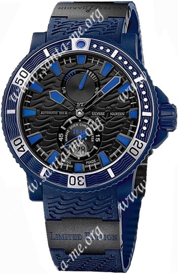 Ulysse Nardin Maxi Marine Diver Blue Sea Mens Wristwatch 263-97LE-3C