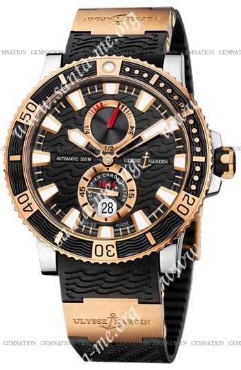Ulysse Nardin Maxi Marine Diver Titanium Mens Wristwatch 265-90-3-92