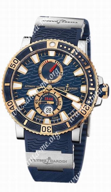 Ulysse Nardin Marine Diver Titanium Mens Wristwatch 265-90-3T/93