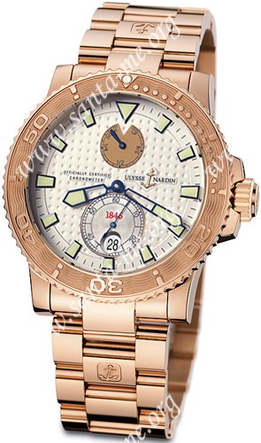 Ulysse Nardin Maxi Marine Diver Chronometer Mens Wristwatch 266-33-8/90