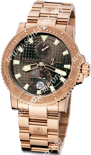 Ulysse Nardin Maxi Marine Diver Chronometer Mens Wristwatch 266-33-8/925