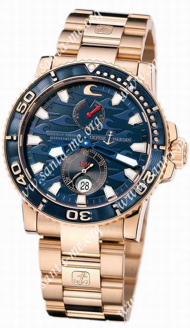 Ulysse Nardin Marine Diver Mens Wristwatch 266-36LE-8M